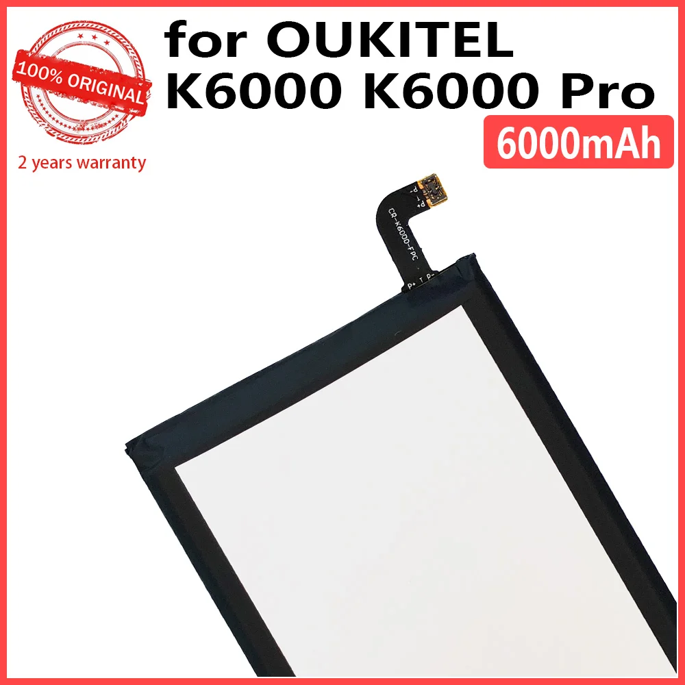 100% Оригинальный аккумулятор 6000 мАч для Oukitel K6000/ K6000 Pro / Ulefone Power DOOGEE T6 Homtom HT6 |
