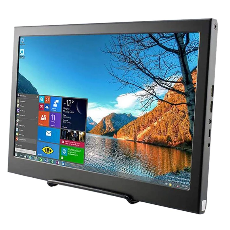 

13.3 Inch Portable LCD Monitor HD 1080P Screen HDMI for NS Switch Laptop for PS4 for Game Monitor-EU Plug