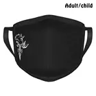 Финальная фантазия Viii, символ львица, лучший подарок, смешная маска для лица с забавным принтом, многоразовая маска для лица, облако, аэралайт, кийн, молния, игровые игры