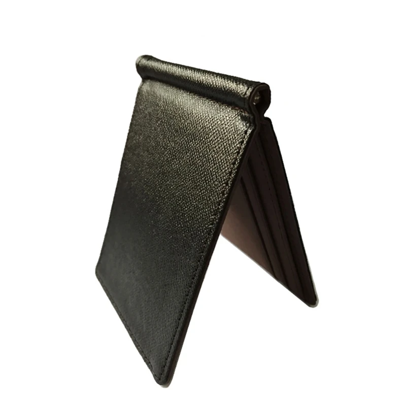 

Men Slim Bifold Wallet Money Clip Mufti-functional Business PU Leather Cash ID Credit Card Holder