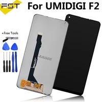 6 53black for umi umidigi f2 lcd display and touch screen digitizer assembly repair partstools for umi f2