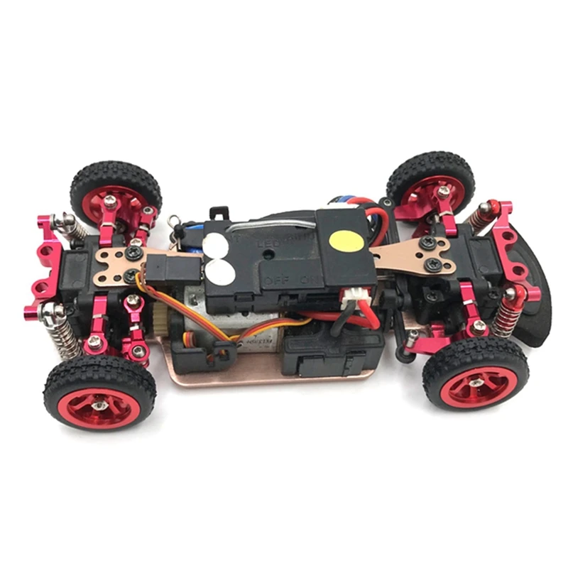 

2set Metal Full Set for WLtoys K969 K979 K989 K999 P929 P939 1/28 High Speed RC Drift Car,Red & Blue