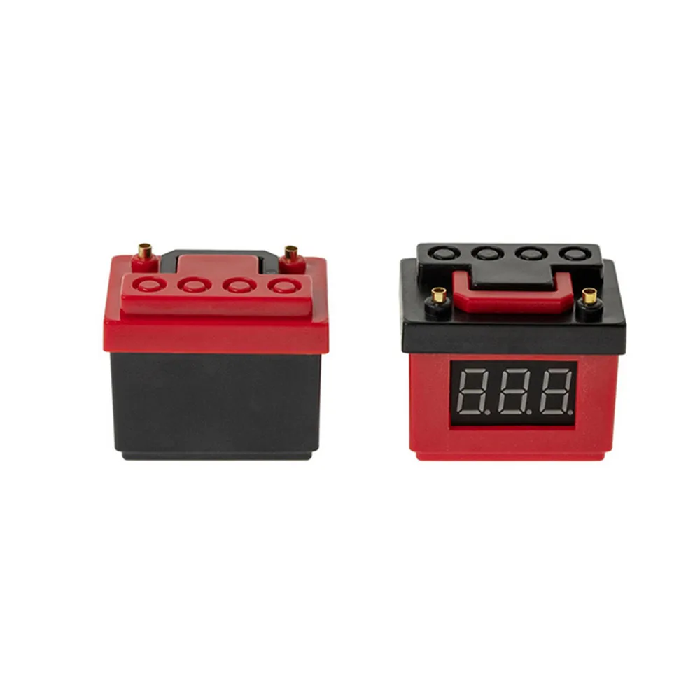 

Brand New High Simulation Lithium Battery LIPO Batteries Low Voltage Alarm for 1/10 1/8 RC Car Modification Parts