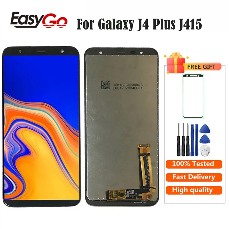 Для Samsung J4 Plus J415 SM J415F J415G J415FN ЖК экран + сенсорный дигитайзер для Galaxy 2018