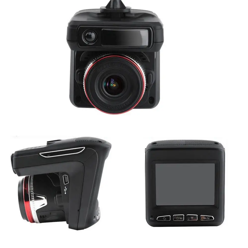 

2-in-1 2.4 Inch 720P Car DVR Camera Radars Detector Speedometer Video Recorder    