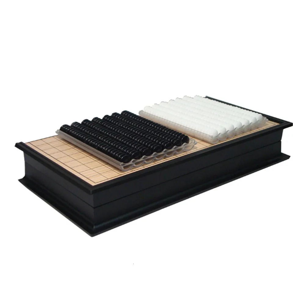 Portable Go Game Set Magnetic Plastic Chess Pieces with Foldable Board Travel Chinese GO Weiqi G01 | Спорт и развлечения
