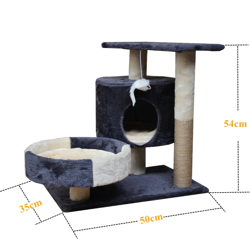 

Cat Climbing Frame Pets Play Tree Scratching Tree Cat Scratching Post Tree Furniture Gym House Toy Cat Jumping Platform