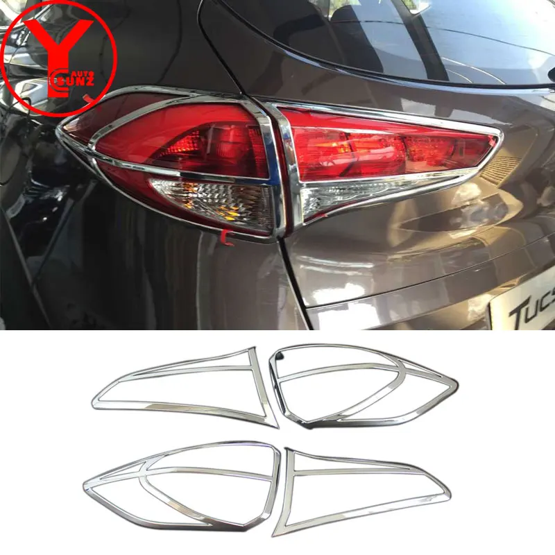 

Chromium Styling ABS Tail Light Trim Rear Lamp Cover For Hyundai Tucson 2016 2017 2018 Car Parts Accessories YCSUNZ