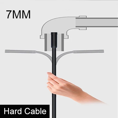 7mm hard cable 7/5. 5 мм объектив эндоскоп USB Гибкая Змея водонепроницаемый HD инспекционная Труба Камера бороскоп эндоскоп для Android телефон ПК автомобили - Цвет: 7mm hard cable