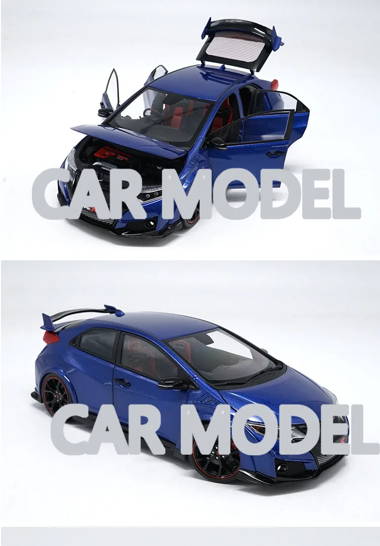 1:18 Масштаб сплава игрушечные транспортные средства Ebbro CIVIC Тип R автомобиль модель детских игрушечных автомобилей авторизованный игрушки для детей