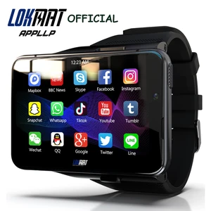 lokmat appllp max android watch phone dual camera video calls 4g wifi smartwatch men ram 4g rom 64g game watch detachable band free global shipping