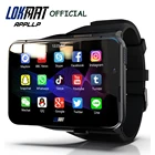 Смарт-часы мужские, с двойной камерой, 4G, Wi-Fi, съемный ремешок