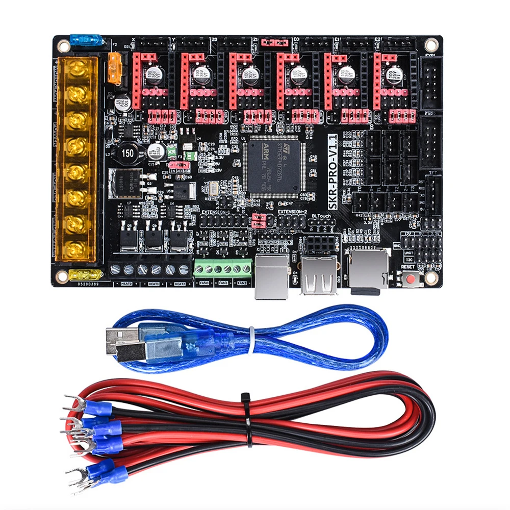 

3D Printer Controller Board SKR PRO V1.2 32 Bit CPU Adapter Module Open Source Firmware Mainboard Support WIFI/PWM/ADC