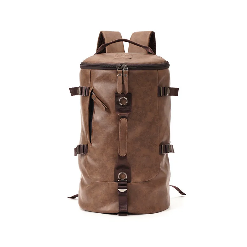 

Plecaki Turystyczne 2021 Fashion Backpacks Handbag Large Rucksack Men Brown Bagpack Tote Backpack Mens Outdoor Travel Duffle Bag