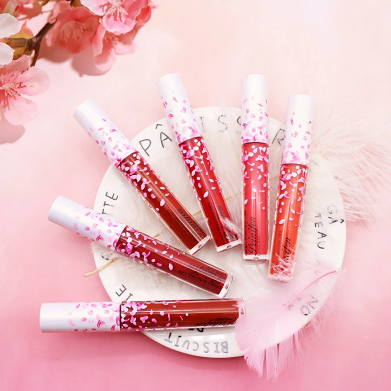 Натуральный блеск для губ Профессиональный стойкий гладкий глянцевый Жидкий