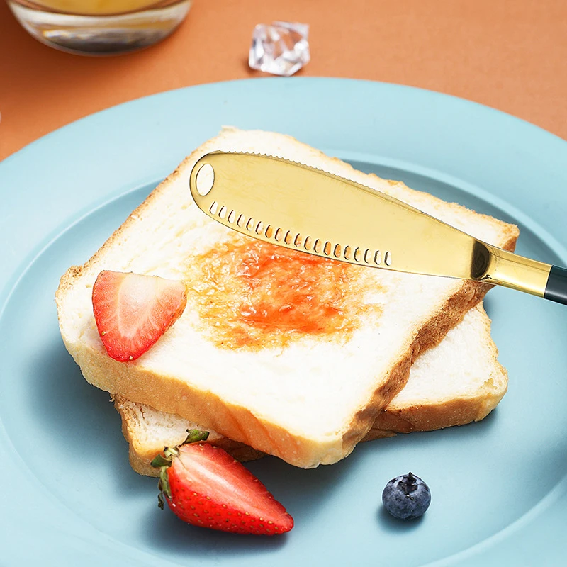 

Multifunction Stainless Steel Butter Cutter Cheese Jam Spreaders Cream Cutter Cutlery Dessert Toast For Breakfast Kitchen Gadget