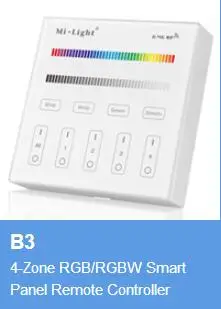 Беспроводной сенсорный контроллер Milight B1 B2 B3 B4 4 зоны 2 ГГц RGBW RGB + CCT затемнение