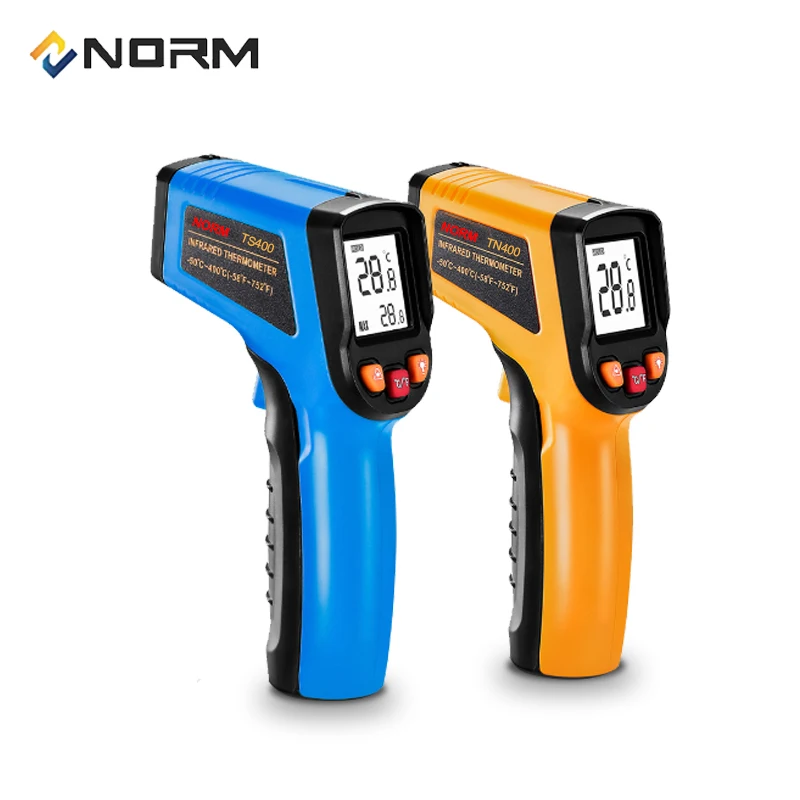 NORM 400 600 градусов Инфракрасный термометр бесконтактный промышленный и бытовой цифровой инфракрасный пирометр