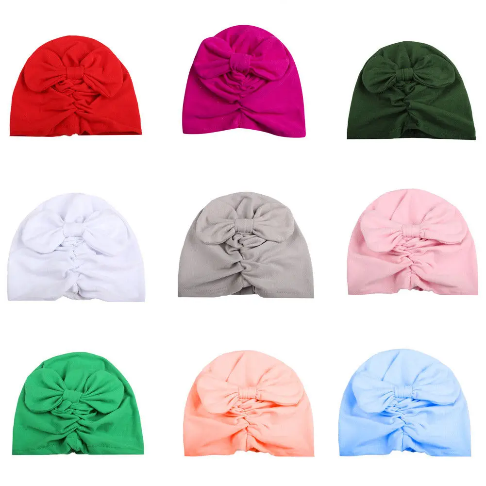 Шляпка для девочки Милая осенне-зимняя теплая шапочка новорожденных хлопковая