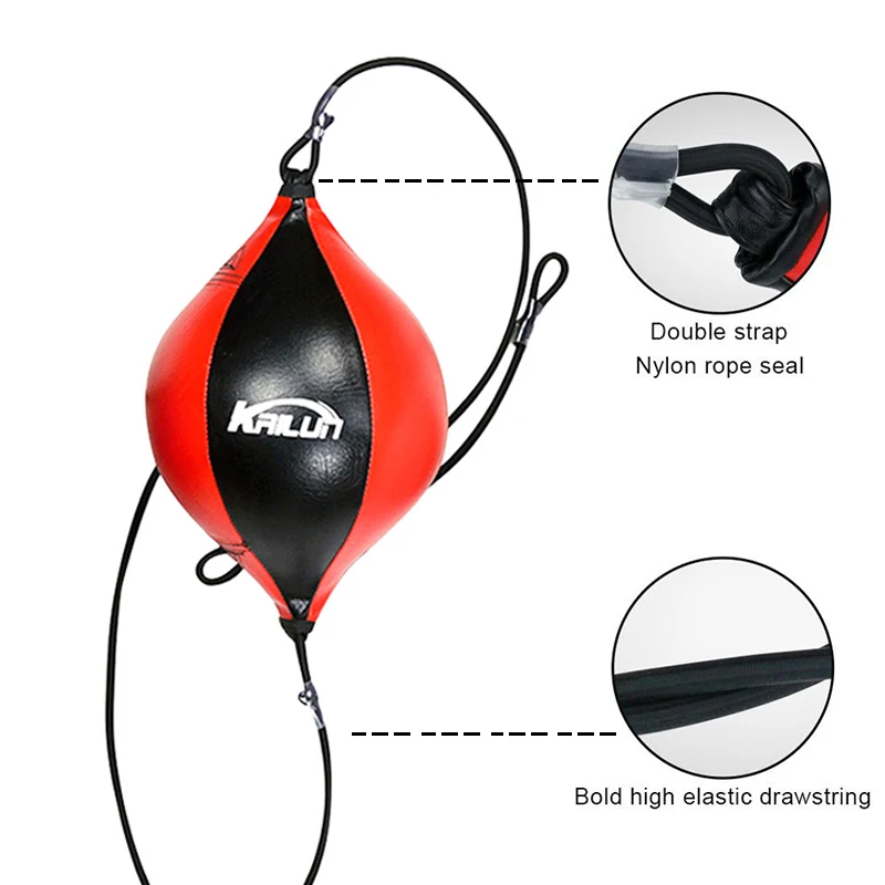 Скорость мяч Фитнес боксерская груша PU пробивание надувные Муай Тай поворотный