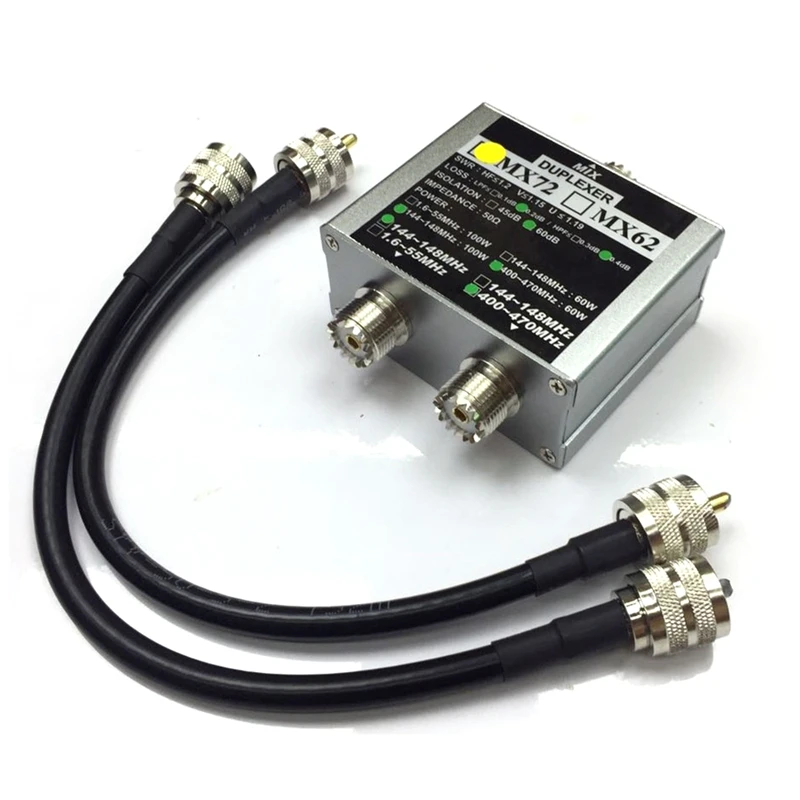 

Антенный комбайнер MX72 HAM HF VHF UHF, многочастотная транзитная станция Duplexer
