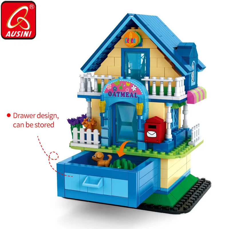 Конструктор AUSINI овсяная мука цех модель детского творческого дома игрушки для