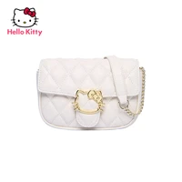 hello kitty cute cartoon hello kitty simple waterproof solid color ladies messenger chain small fragrance bagsuitable for girls