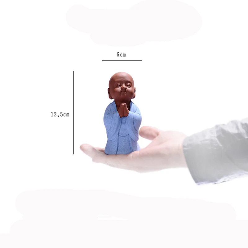 Маленькая милая статуя Будды статуэтка монаха тататагата Индия Йога мандала чай