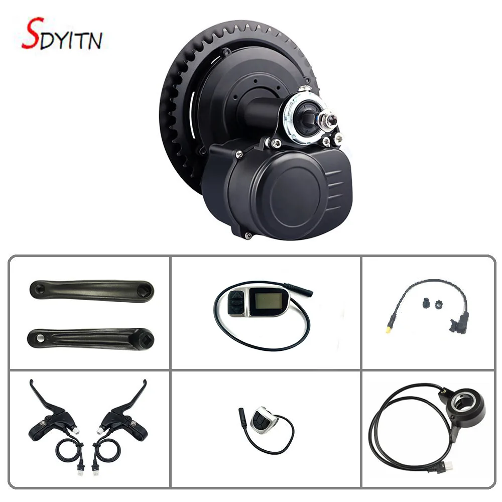 

Tongsheng Mid Drive Motor Kit 250W 350W 500W 36V-48V Torque Sensor TSDZ2 Center Drive Motor for Electric Bike Conversion Kit