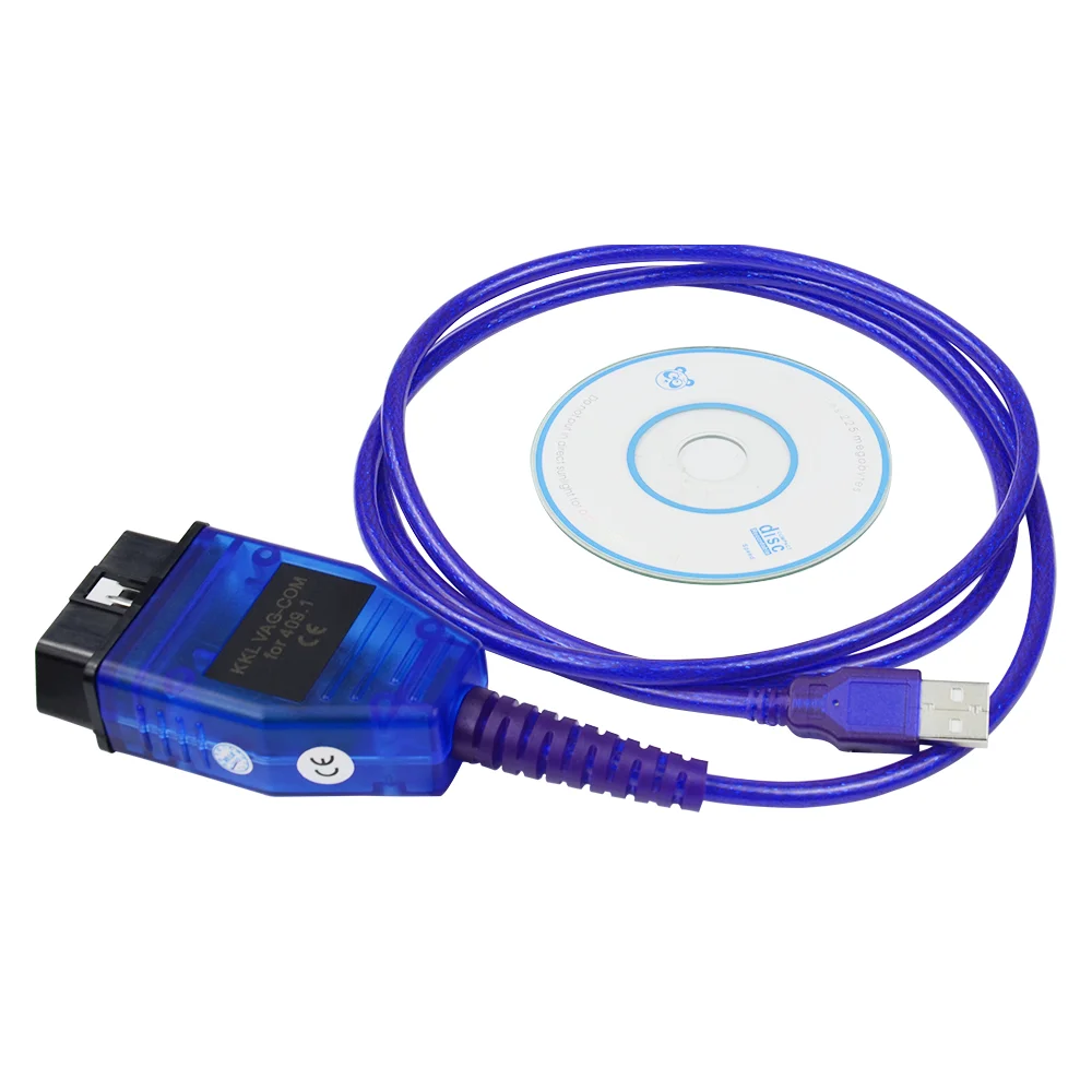 VAG 409 COM KKL409 USB кабель OBD2 для Au-di A6 A7 A3 Q7 V-W |