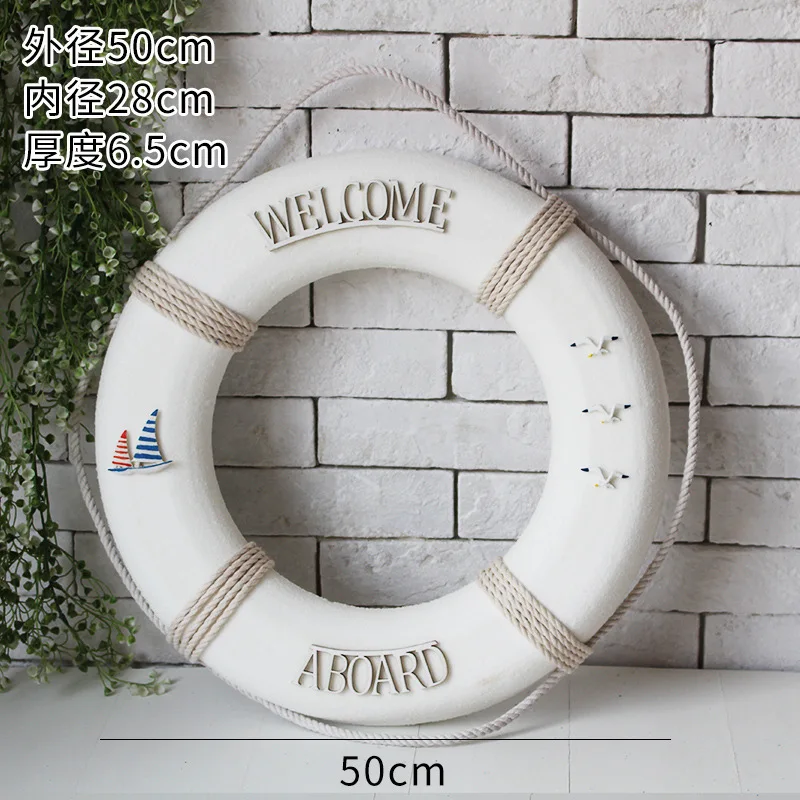Добро пожаловать настенный орнамент спасательный круг вспененный лодка на стену