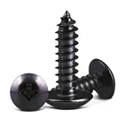 50 шт.лот M3 * 6810121620 стальные Саморезы Из Черной древесины