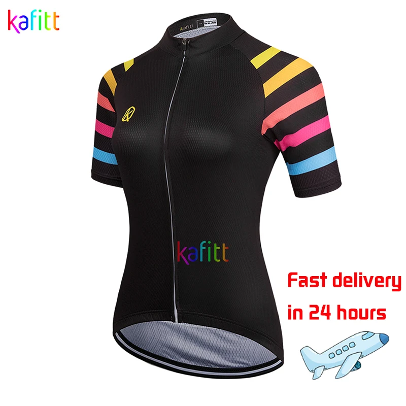 

2022Kafitt Women's Short Sleeve Jersey Sets MTB Cycling Clothing GEL Ropa Ciclismo Road Bike Shirt Triathlon Uniform Breathable