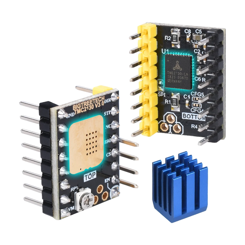 BIGTREETECH TMC2208 V3.0 TMC2130 V3.0 шаговый двигатель драйвер StepStick SPI RepRap Ultra для SKR V1.3 MKS GEN V1.4 доска 3d принтер
