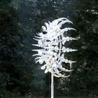 Уникальная Волшебная металлическая ветряная мельница, ветряные Спиннеры, аксессуары для украшения сада на открытом воздухе, ветряная мельница для патио, лужайки, захватывающее устройство для сада