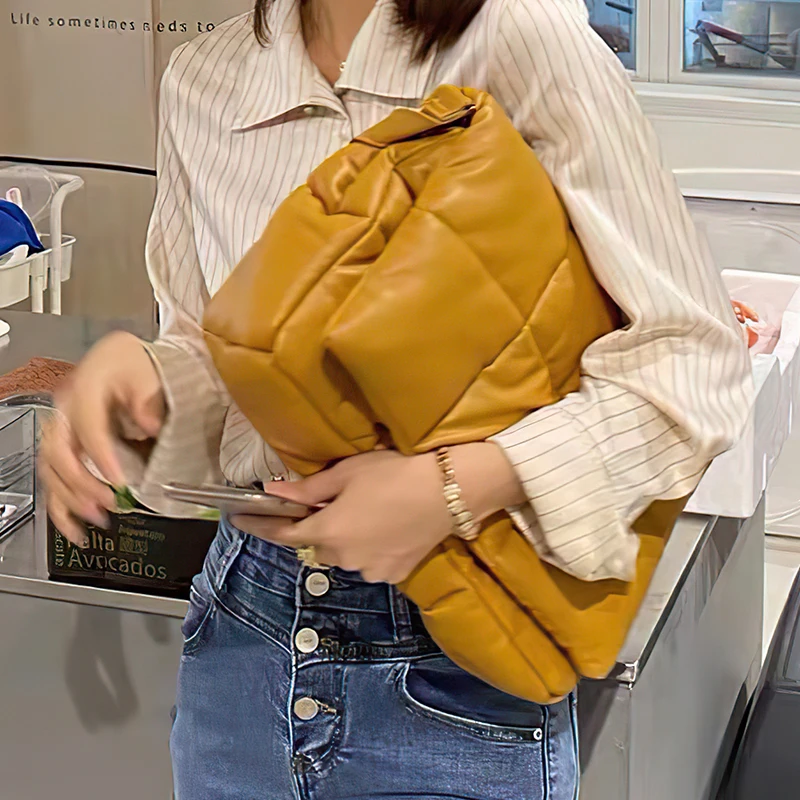 

Brand Designer Woven Underarm Bag Fashion Casual Women Shoulder Bags High Quality PU Leather Women Handbags Messager Bags