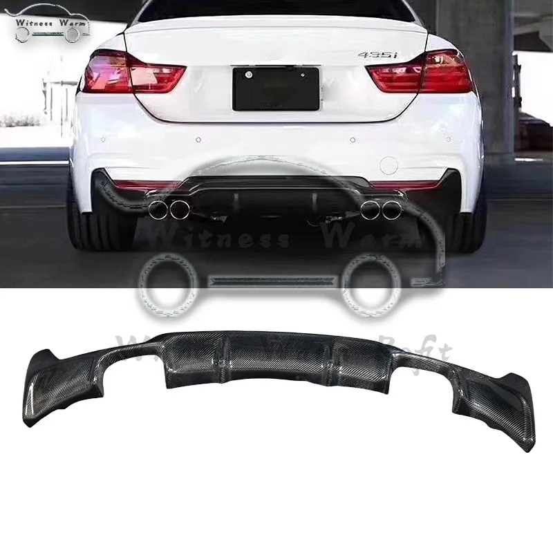 Задний бампер из углеродного волокна диффузор для губ BMW F32 F33 2013 UP 435i спойлер