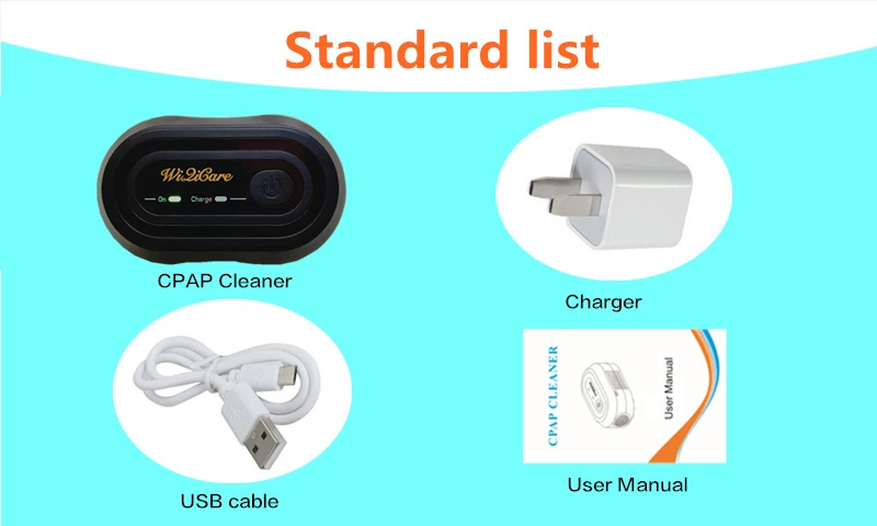 CPAP стерилизатор очиститель батарея портативный CPAP дезинфектор респиратор дезинфицирующее средство озоновый стерилизатор апноэ OSAS анти храп