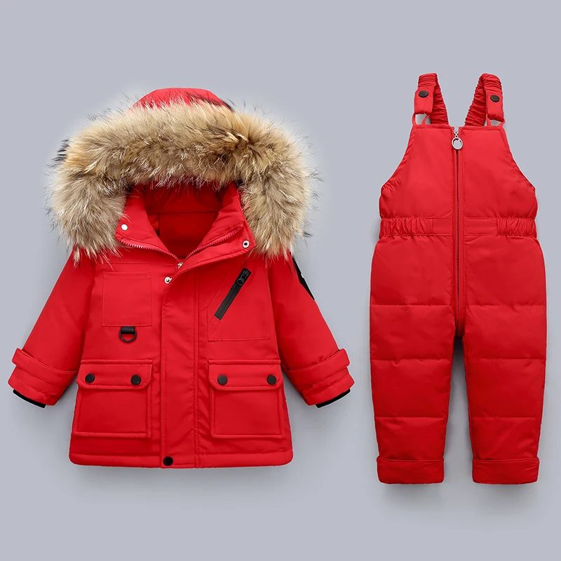 Детские Пуховые комплекты одежды 2021 г. Детская зимняя куртка пуховик теплые