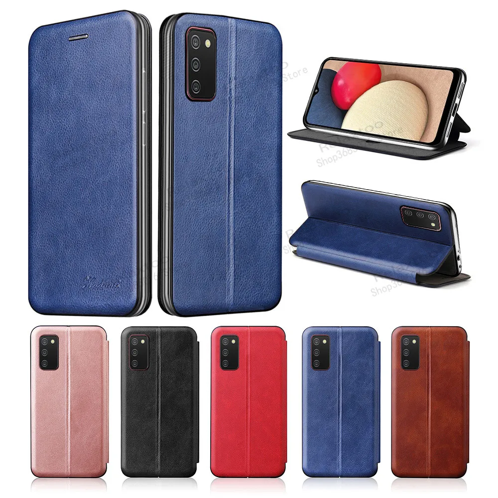 

Leather Flip Case For samsung galaxy a02s stand Book phone Cover for samsung a02 s a 02 s a 02s A025F Magnetic card wallet Coque