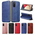 Кожаный флип-чехол для samsung galaxy a02s, чехол-книжка с подставкой для samsung a02 s a 02 s a 02 s A025F, магнитный чехол-кошелек для карт