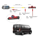 Автомобильная светодиодная камера заднего вида для Citroen JUMPER III Fiat DUCATO X250 Peugeot BOXER III, стоп-сигнал, задняя камера для парковки, 7-дюймовый экран