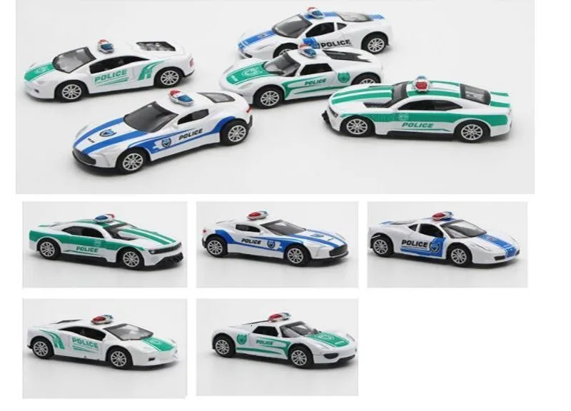 5 шт. 1: 64 детские игрушки модели спортивных автомобилей мини Карманный Автомобиль костюм авто полицейский гоночный автомобиль металлическая модель автомобиля Детские подарки для детей