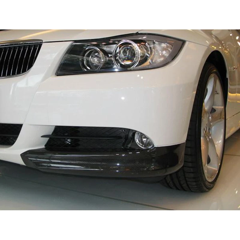 Передний бампер из углеродного волокна разветвители фартук для BMW 3 серии E90 2005-2008