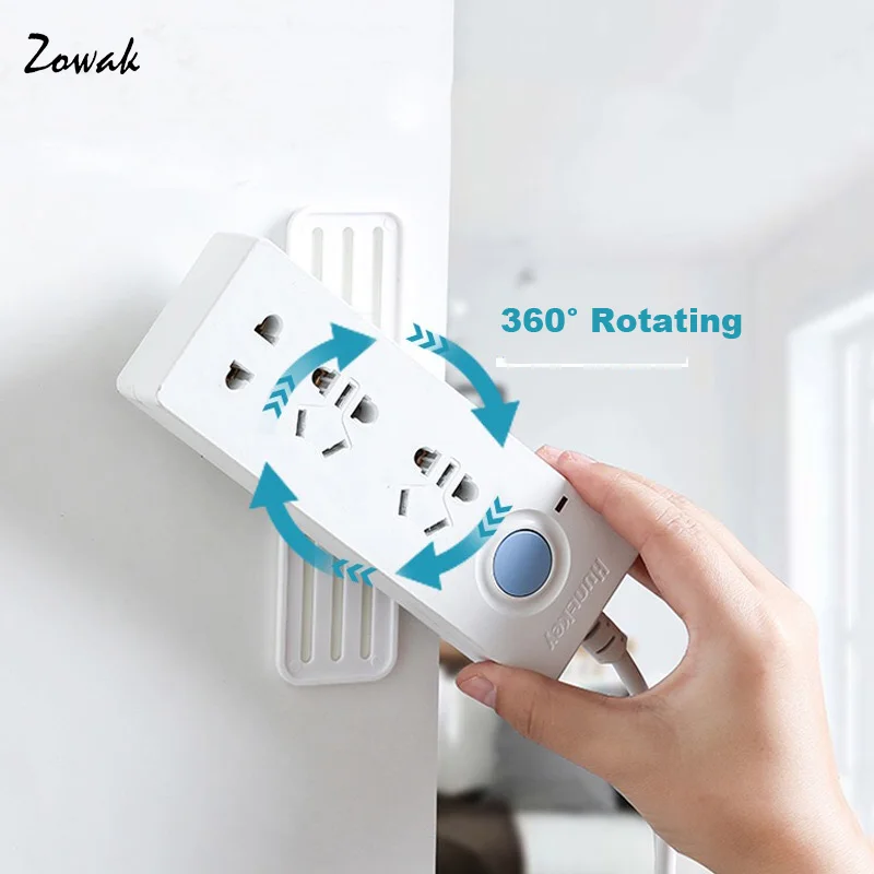 Разъем фиксаж самоклеящаяся Мощность держатель ленты фиксатор для настенный