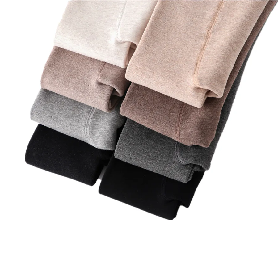 300g Autumn and Winter Ladies Pure Cotton Thickened Plus Cashmere Imitation Cashmere Anti-pilling Plus Cashmere Leggings