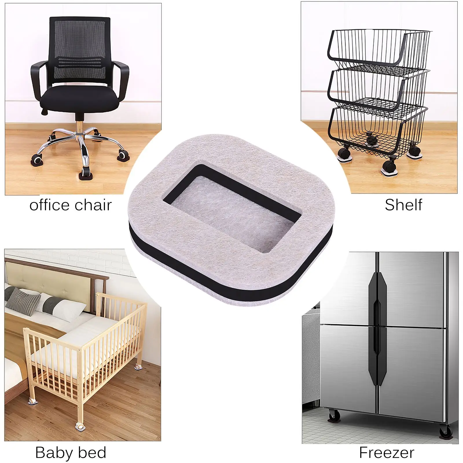 

5 шт., накладки на ножки мебели, против царапин