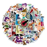 1050 pcslot cartoon animations fly out a futurama stickers personalized graffiti decorative luggage waterproof kids toys