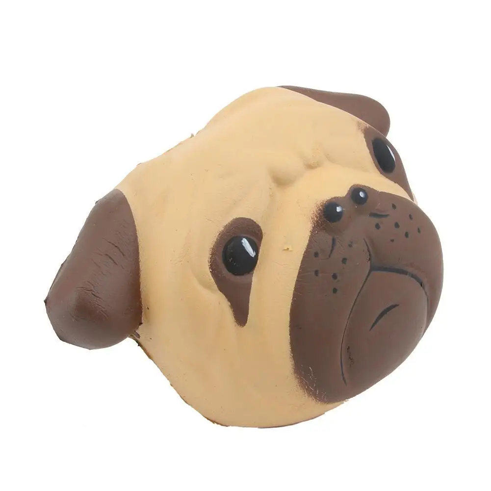 Забавная игрушка-антистресс мяч Мопс Собака Мини сжимаемые игрушки медленно