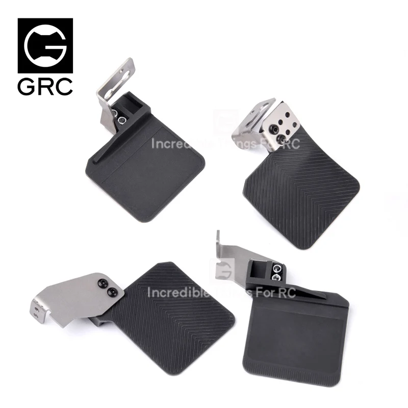 Guardabarros delantero con soporte de Metal para coche, pieza de bricolaje para 1/10 trepador de control remoto Traxxas TRX-4 G500 TRX6 G63 6*6 4*4, 4 Uds.-1